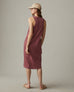 Women's Racer Tank Dress - Currant